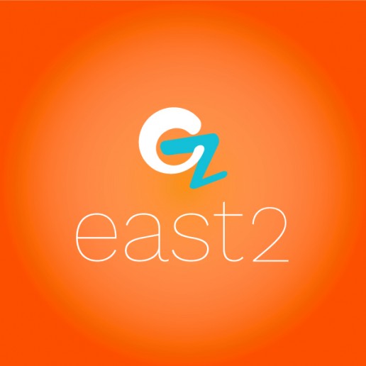 East 2 logo design